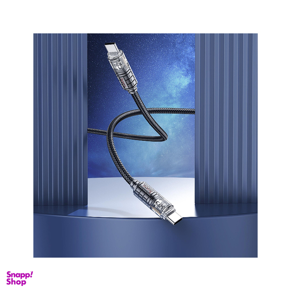 کابل شارژ 60 وات Type-C هوکو مدل U122 طول 1.2 متر