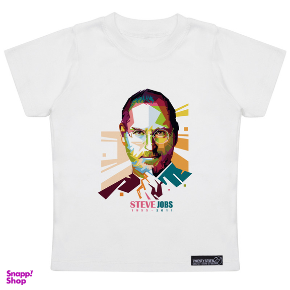 تیشرت آستین کوتاه پسرانه 27 مدل Steve Jobs کد MH931