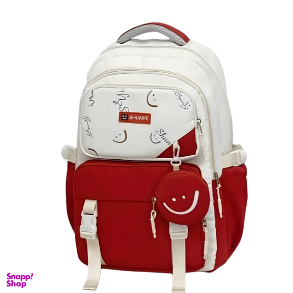 کوله پشتی مدرسه مدل فانتزی جیب ایموجی کد 8809