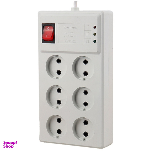 محافظ برق 6 خانه کامپیوتر اورجینال مدل OG16 طول کابل 3 متر