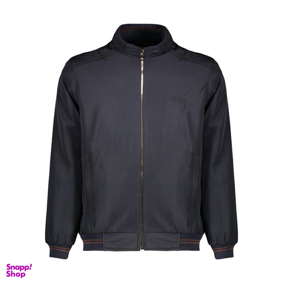 کاپشن مردانه والیانت استایل مدل کمرکش رنگ سرمه‌ای