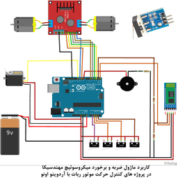 کیت آموزش الکترونیک مهندسیکا مدل ماژول تشخیص ضربه و برخورد microswitch