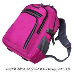 کوله پشتی لپ تاپ فوروارد کد 6007LPB مناسب برای لپ تاپ 15 تا 17 اینچی