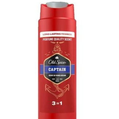 شامپو سر و بدن اولد اسپایس مدل captain حجم 400 میلی لیتر