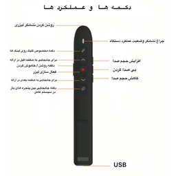 پرزنتر بی سیم مدل T5-H