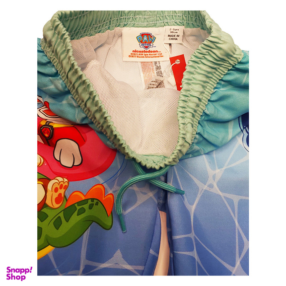 مایو پسرانه پاو پاترول مدل 6418 رنگ آبی