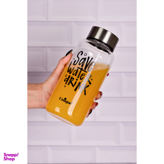 بطری یونیک طرح save water 1 کد 3054