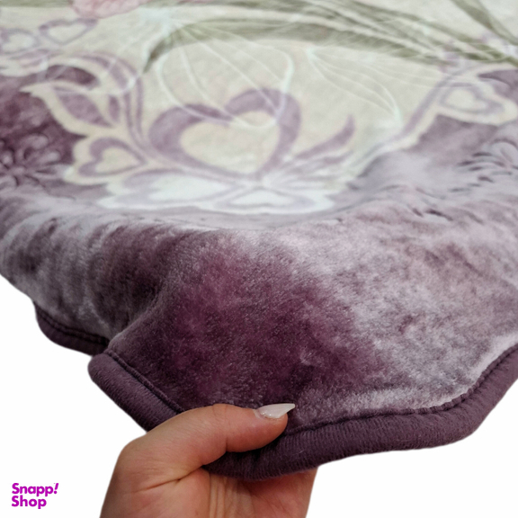 پتو یکنفره نیکو باف مدل زمرد سایز 155×215 سانتی متر
