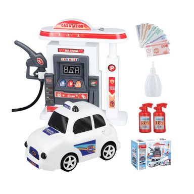 ست اسباب بازی ناب سل مدل جایگاه پمپ بنزین شارژی همراه با ماشین دودزا GAS STATION SET