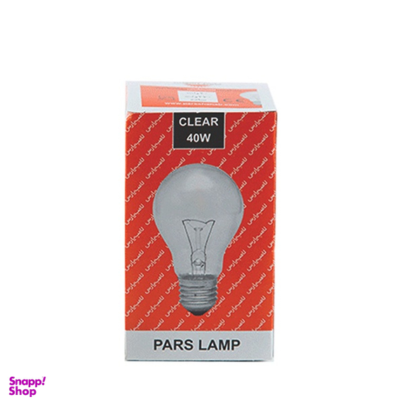 لامپ حبابی رشته‌ ای 40 وات پارس شهاب مدل 40W IL 230V PS60 E27