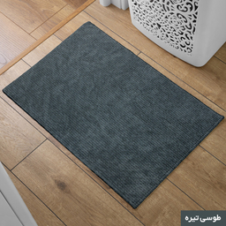 پادری شاران هوم مدل اسفنج دار طرح مخمل راه راه فانتزی سایز 40 ×65 سانتی متر