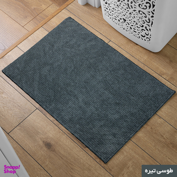 پادری شاران هوم مدل اسفنج دار طرح مخمل راه راه فانتزی سایز 40 ×65 سانتی متر