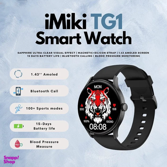 ساعت هوشمند ایمیکی مدل IMIKI TG1