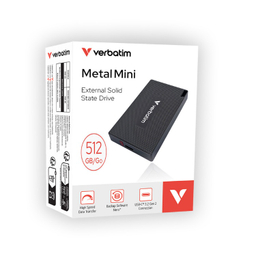 حافظه SSD اکسترنال ورباتیم مدل Metal Mini ظرفیت 512 گیگابایت