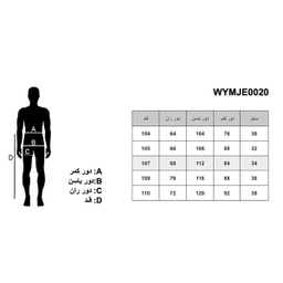 شلوار جین مردانه هومنیتی مدل WYMJE0020
