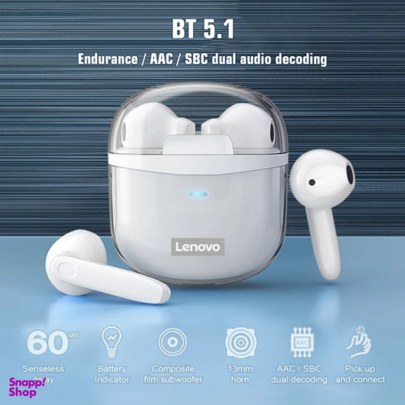 ایرفون بلوتوثی لنوو مدل NAS XT96 True Wireless Case