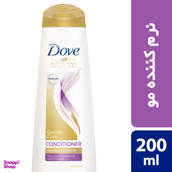 نرم کننده مو داو مدل Gentle Care حجم 200 میلی لیتر