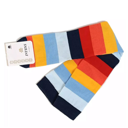 جوراب زنانه بالا زانو اینتنس طرح رنگین کمان کد S13