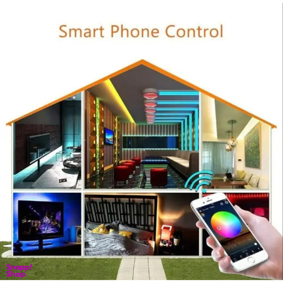 ریسه ال ای دی دریم لایت مدل RGB5050 APP سایز 5 متر