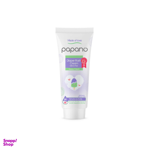 کرم سوختگی کودک پاپانو مدل Diaper Rash Cream حجم 75 میلی لیتر