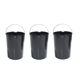 سطل زباله بهازکالا مدل YP-OSTOVANE-60CM مجموعه 3 عددی
