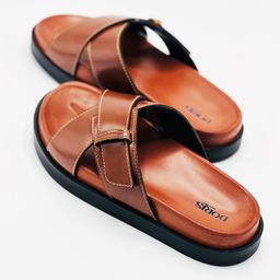 صندل مردانه دوریس مدل پدرام طبی کد 03 رنگ عسلی