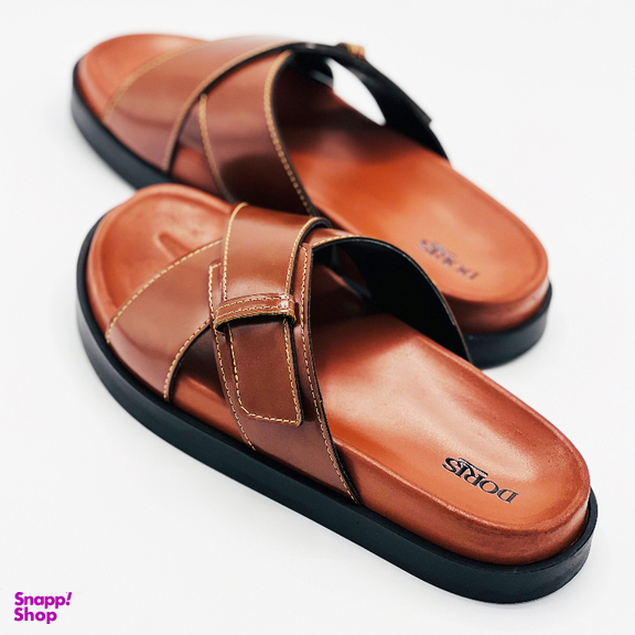 صندل مردانه دوریس مدل پدرام طبی کد 03 رنگ عسلی