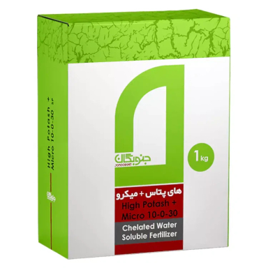 کود جنوبگان مدل های پتاس+میکرو 30-0-10 وزن 1 کیلوگرم