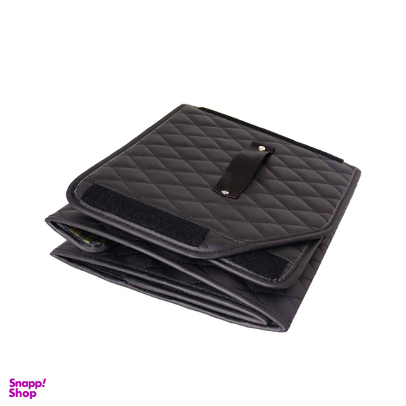 روکش صندلی چرم خودرو مدل ENZOE12A به همراه پشت گردنی و باکس و دور فرمان مناسب برای پژو 206