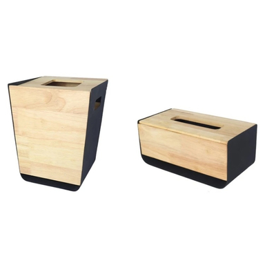 ست سطل و جای دستمال کاغذی کد DH86