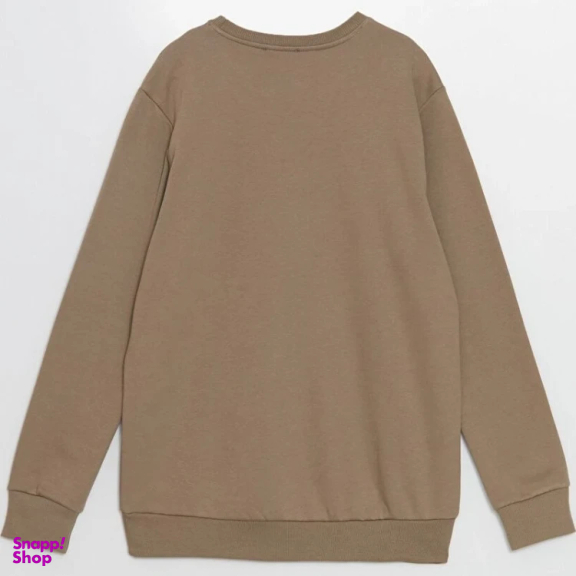 سویشرت مردانه ال سی وایکیکی مدل Wonder رنگ نسکافه ای