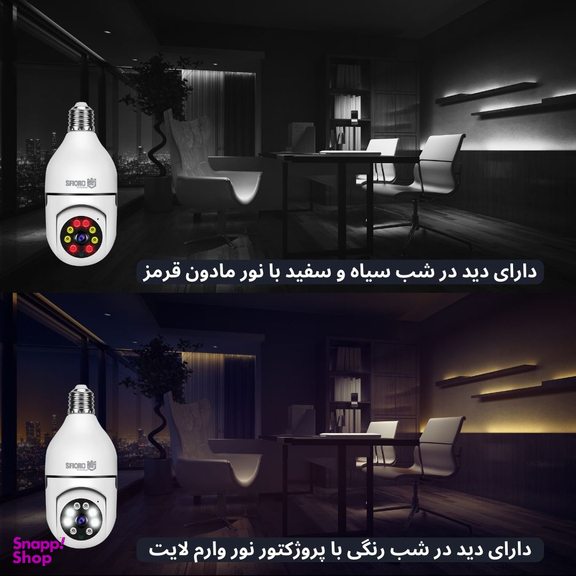 دوربین مداربسته تحت شبکه اسفیورد مدل SZM136