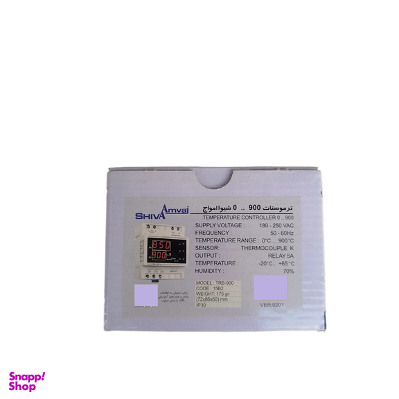 ترموستات کنترلر دما 0 الی 900 درجه شیوا امواج مدل TRB-900 کد 15B2
