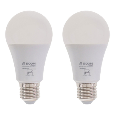 لامپ ال ای دی 12 وات بوم لایتینگ مدل حبابی پایه E27 بسته 2 عددی