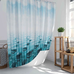 پرده حمام دلفین کد TOR-5075 سایز 200×180 سانتی متر