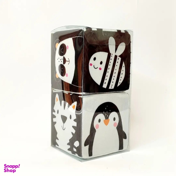 بازی آموزشی انتشارات ماه کوچولو مدل مکعب جغجغه ای بسته 2 عددی