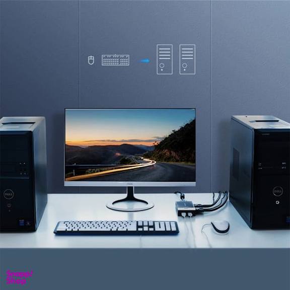 سوئیچ KVM دو پورت VGA یوگرین کد 30357