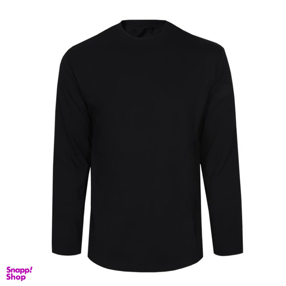 تیشرت آستین بلند مردانه کد EIblm62 رنگ مشکی