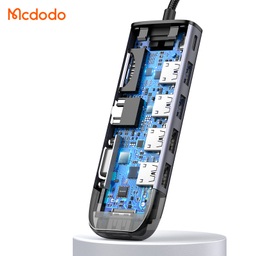 هاب 10 پورت USB-C مک دودو مدل HU-7420