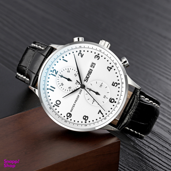 ساعت مچی مردانه اسکمی کد 9301 رنگ سفید