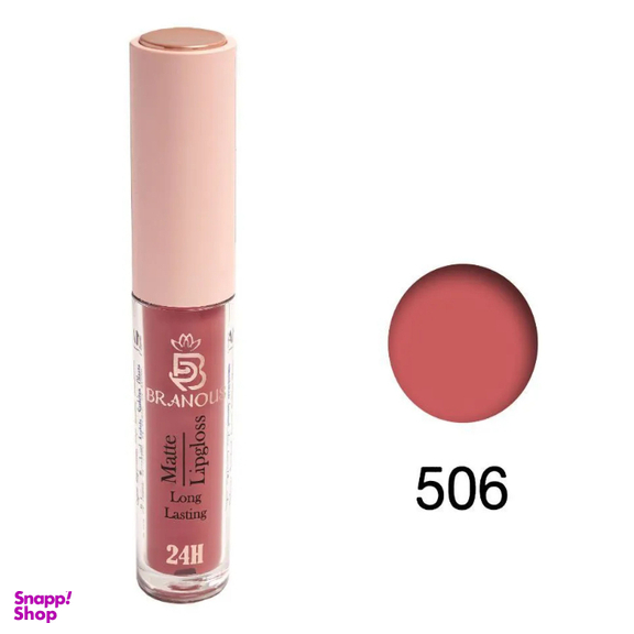 رژ لب مایع برانوس مدل Long Lasting کد 506 حجم 5 میلی لیتر