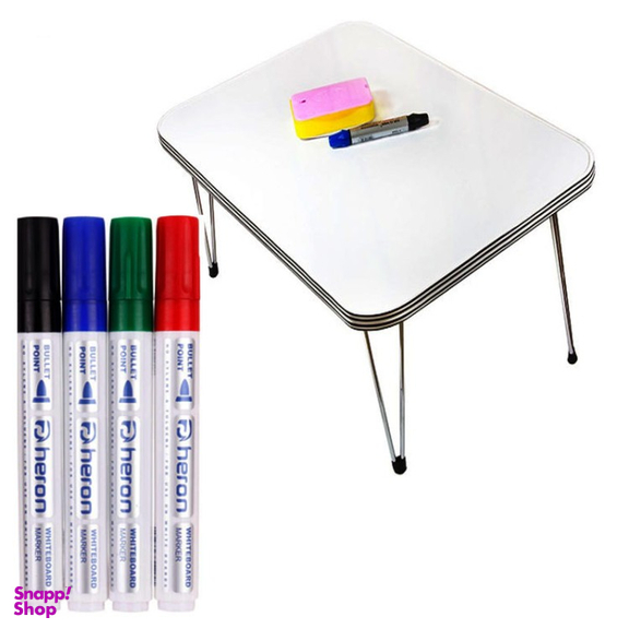میز تحریر پارس کد 2558 سایز 50×70 سانتی متر به همراه 4 رنگ ماژیک