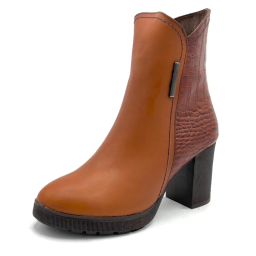 نیم بوت زنانه سی ینا کد 1276 رنگ عسلی