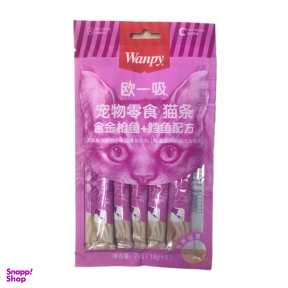 بستنی گربه ونپی طعم تن ماهی وزن ۱۴ گرم بسته ۵ عددی