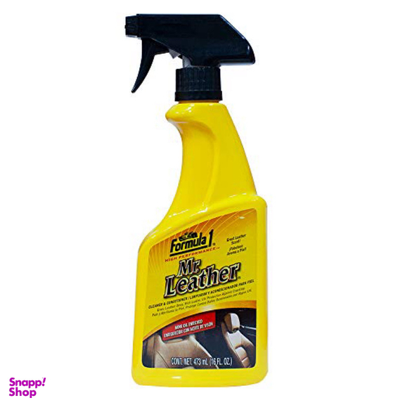 اسپری تمیز کننده چرم خودرو فرمول وان مدل Mr.Leather حجم 473 میلی لیتر