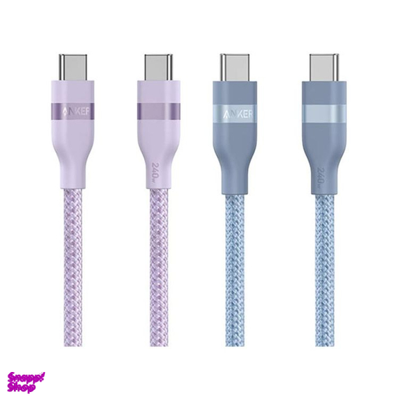کابل دیتا 240 وات Type-C انکر مدل A82E2 طول 90 سانتی متر