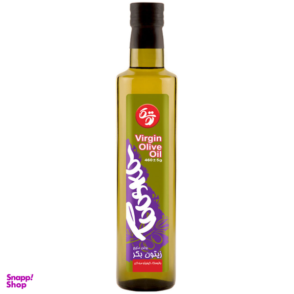 روغن مایع زیتون بکر توسکا وزن 460 گرم