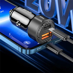 شارژر فندکی دو پورت 50 وات پرودو مدل Porodo 50W Dual Port Car
