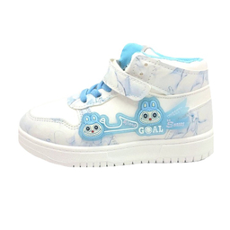 نیم بوت دخترانه مدل RO10219 رنگ سفید آبی