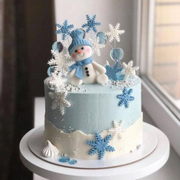 کاتر فشاری شیرینی پزی پلاستیکی به گز مدل برف مجموعه 3 عددی